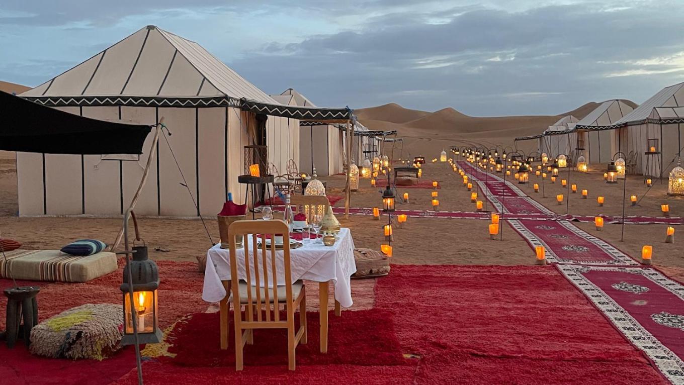 Camp Sahara Majestic Acomodação com café da manhã M'Hamid Exterior foto
